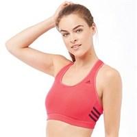 adidas womens infinite series racer back sports bra cd cup flash redbl ...