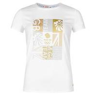 adidas team gb foil t shirt ladies