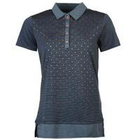 adidas Print Golf Polo Shirt Ladies