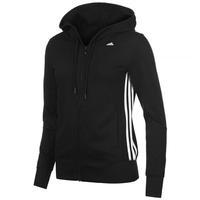 adidas essentials 3 stripe hoody ladies