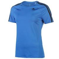 adidas d2m 3 stripe t shirt ladies