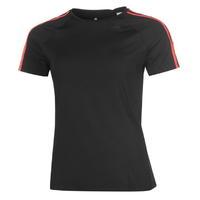 adidas d2m 3 stripe t shirt ladies