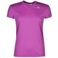 adidas Response Short Sleeve Running T Shirt Ladies