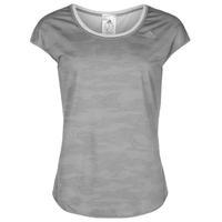 adidas Running Reverse Short Sleeve T Shirt Ladies