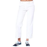 adidas w stertch pant womens cropped trousers in white