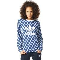 adidas BJ8299 Sweatshirt Women Blue women\'s Sweatshirt in blue