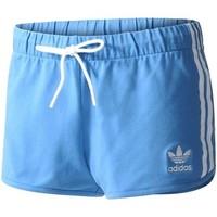 adidas bj8373 shorts women celeste womens shorts in blue