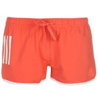 adidas essential 3 stripe shorts ladies