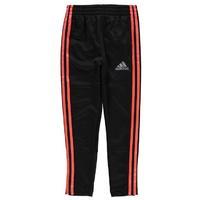 adidas 3 Stripe Fleece Jogging Bottoms Junior Boys