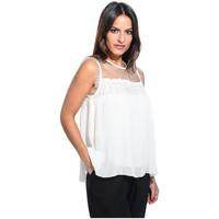 ada gatti top daisy womens vest top in white