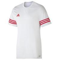 adidas entrada 14 womens t shirt in white