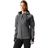 adidas standard 19 daybreaker hoody womens sweater in silver