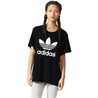 adidas Boyfriend Trefoil women\'s T shirt in multicolour