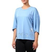 adidas ES Logo women\'s Long Sleeve T-shirt in blue