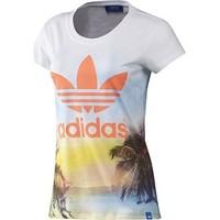 adidas tshirt photo tee womens t shirt in white