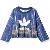 adidas ay6896 t shirt women blue womens cardigans in blue