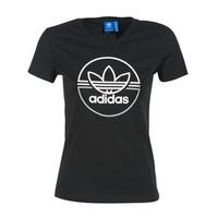 adidas T-SHIRT women\'s T shirt in black