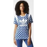 adidas BJ8282 T-shirt Women women\'s T shirt in blue