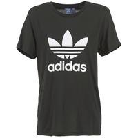 adidas BF TREFOIL TEE women\'s T shirt in black