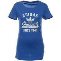 adidas Univ Tee Q1 women\'s T shirt in blue