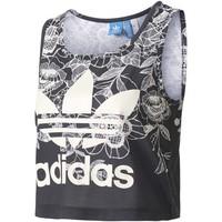 adidas bj8403 canotta women grey womens blouse in grey