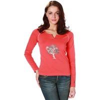 adidas w trail ls gpht climalite womens t shirt in red