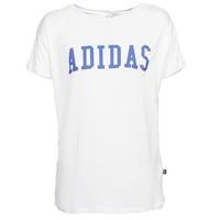 adidas LDN P BK TEE women\'s T shirt in white