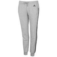 adidas essentials 3 stripes closed hem sweatpants ladies