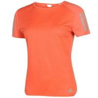 adidas Response Short Sleeve Running T Shirt Ladies