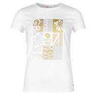 adidas Team GB Foil T Shirt Ladies