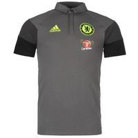adidas Chelsea Football Club Trim Polo Shirt Mens