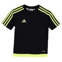 adidas 3 Stripe Estro T Shirt Junior Boys