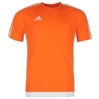 adidas 3 Stripe Estro T Shirt Mens