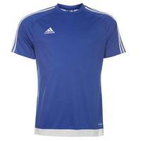 adidas 3 Stripe Estro T Shirt Mens