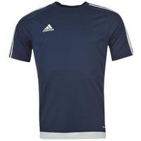 adidas 3 Stripe Estro T Shirt Mens