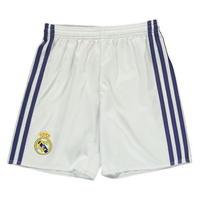 adidas Real Madrid Home Shorts 2016 2017 Junior