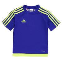 adidas 3 Stripe Estro T Shirt Junior Boys