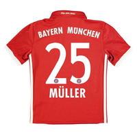 adidas Bayern Munich Muller Home Shirt 2016 2017 Junior