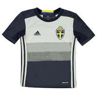 adidas euro 2016 sweden away jersey junior boys