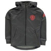 adidas manchester united fc full zipped hoody junior boys