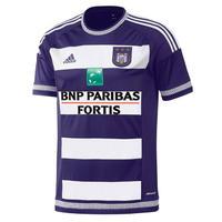 adidas RSC Anderlecht Home Shirt 2015 2016 Junior