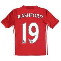 adidas manchester united rashford home shirt 2016 2017 junior