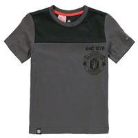 adidas MUFC T Shirt Junior Boys