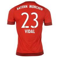 adidas Bayern Munich Home Shirt Vidal 2015 2016 Junior