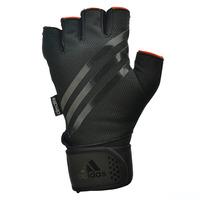 adidas Half Finger Weightlifting Gloves - Black, XL