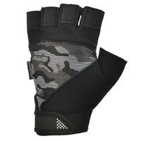 adidas Performance Fingerless Weight Lifting Gloves - Black/Grey, L
