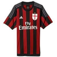 adidas AC Milan Home Shirt 2015 2016 Junior