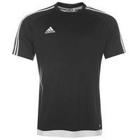 adidas 3 Stripe Estro T Shirt Junior Boys