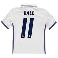 adidas Real Madrid Bale Home Shirt 2016 2017 Junior