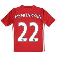 adidas Manchester United Mkhitaryan Home Shirt 2016 2017 Junior